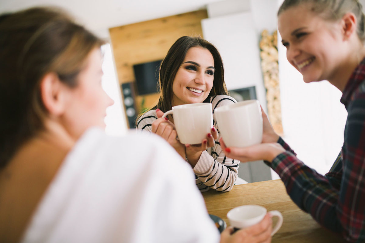 Improved relationships. Кофе женщина смех. Чай фото смех. Tea women talking Home. Enjoying Tea time.